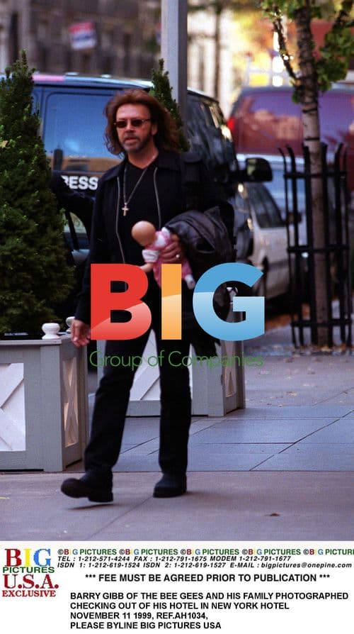 Barry Gibb of Bee Gees Checking Out of NY Hotel