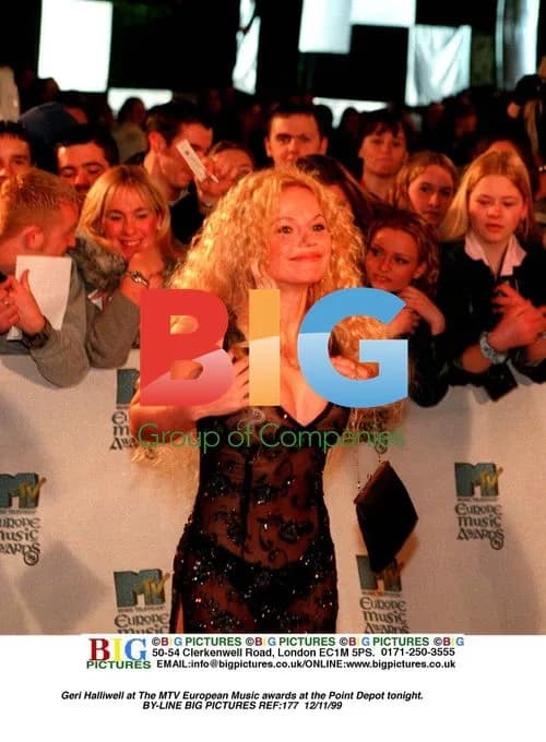 Geri Halliwell at MTV European Music Awards