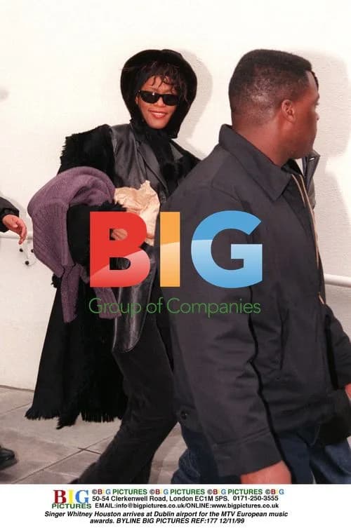 Whitney Houston arrives at MTV awards
