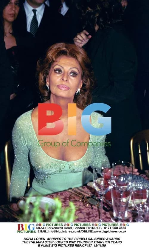 Sofia Loren Arrives to Pirelli Calendar Awards