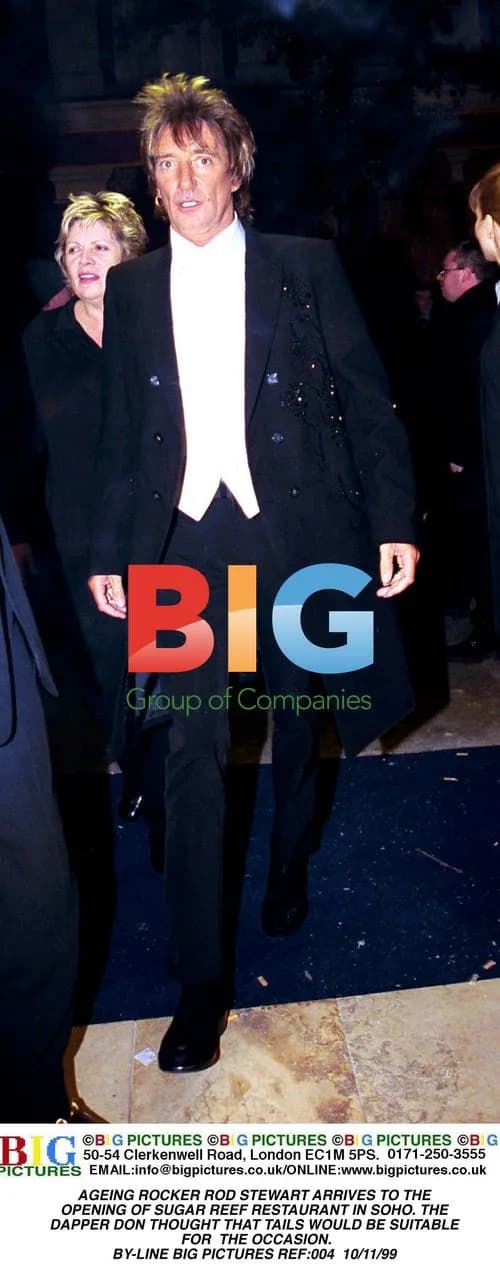 Rod Stewart Arrives at Sugar Reef Opening