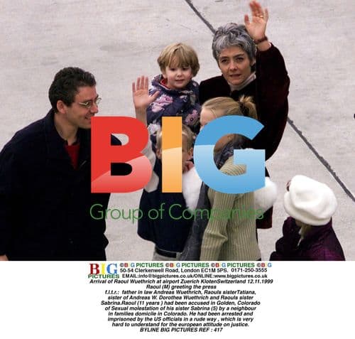 Raoul Wuethrich Arrival at Zurich Kloten