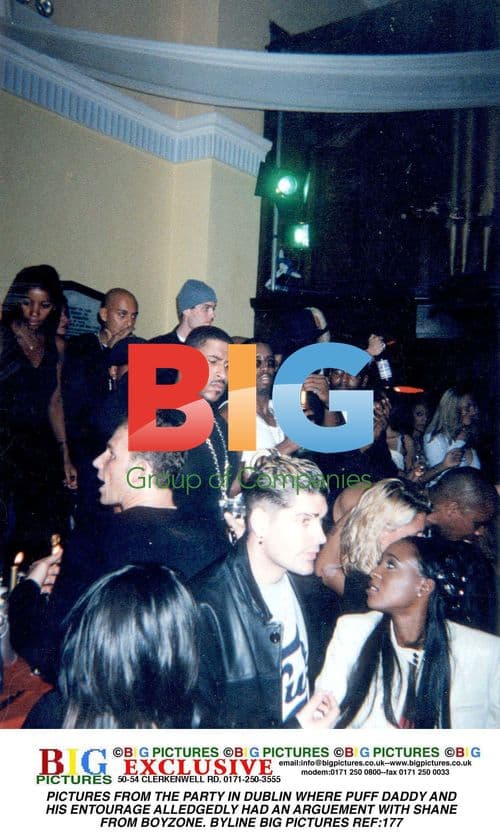 Puff Daddy and Boyzone Dispute at Dublin Party