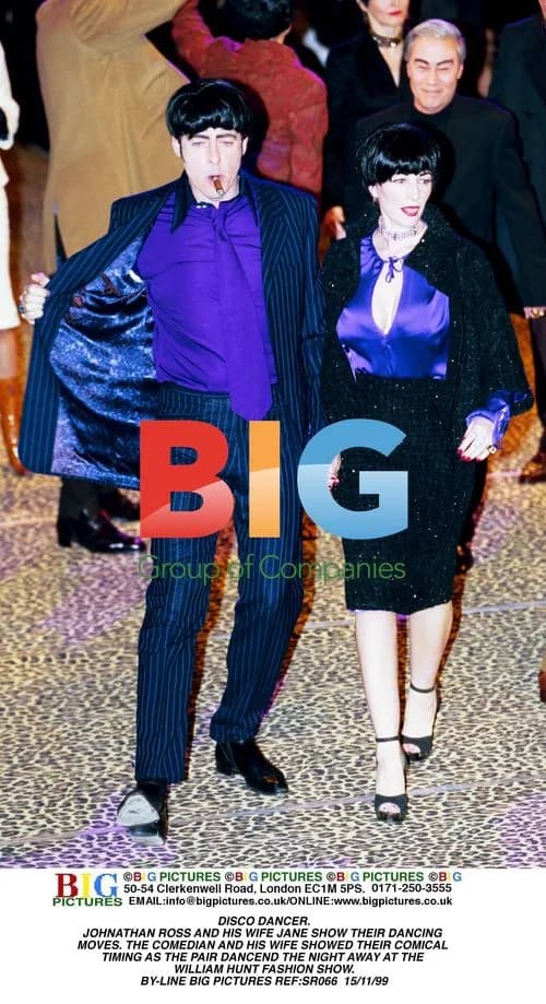 Jonathan Ross and Wife Jane Dancing at Fashion Show