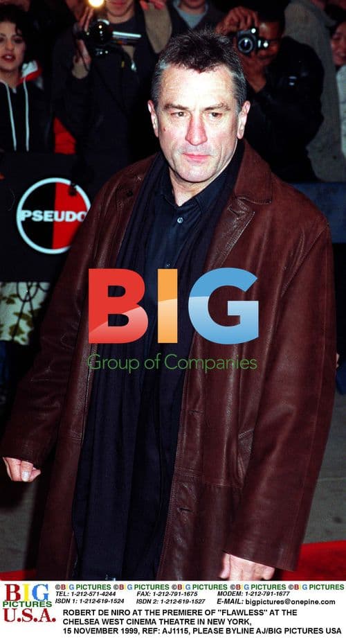 Robert De Niro at Flawless Premiere