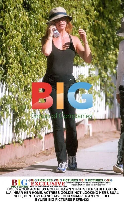 Goldie Hawn Strutting in LA