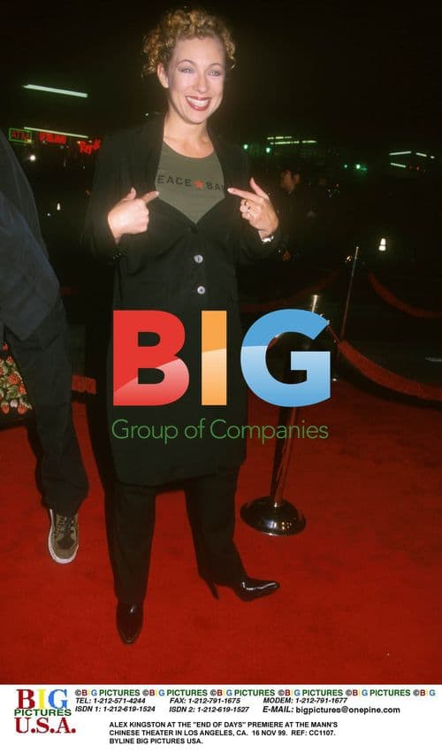 Alex Kingston at "End of Days" Premiere