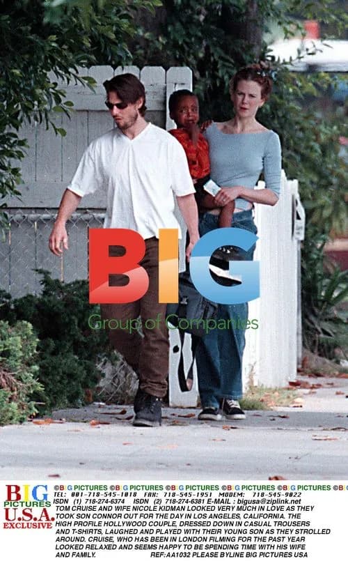 Tom Cruise and Nicole Kidman with son Connor