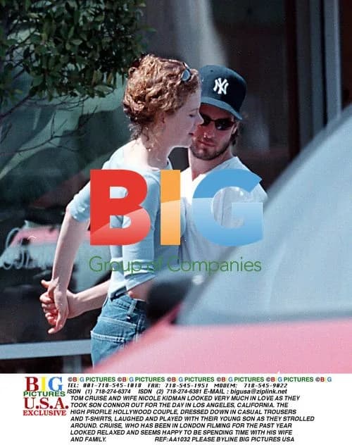 Tom Cruise and Nicole Kidman with son Connor