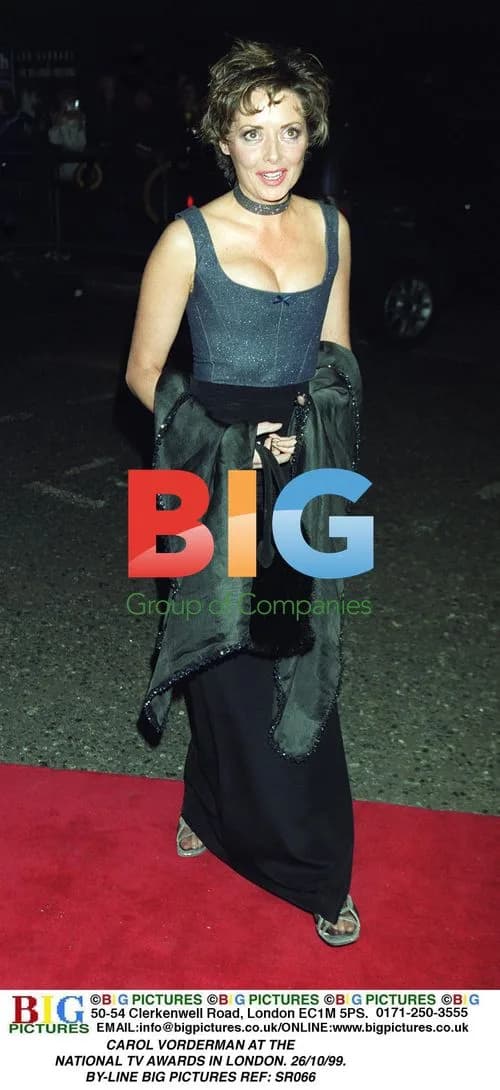Carol Vorderman at National TV Awards