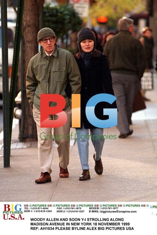 Woody Allen and Soon-Yi on Madison Ave