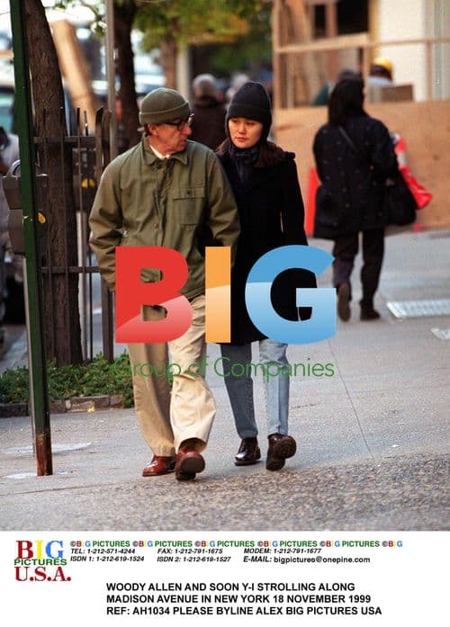 Woody Allen and Soon-Yi on Madison Ave