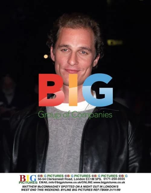 Matthew McConaughey Spotted in London's West End