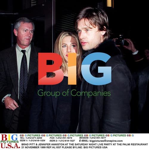 Brad Pitt & Jennifer Aniston at SNL Party