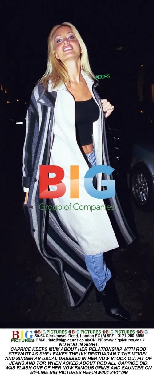 Caprice Leaves The Ivy, Mum on Rod Stewart