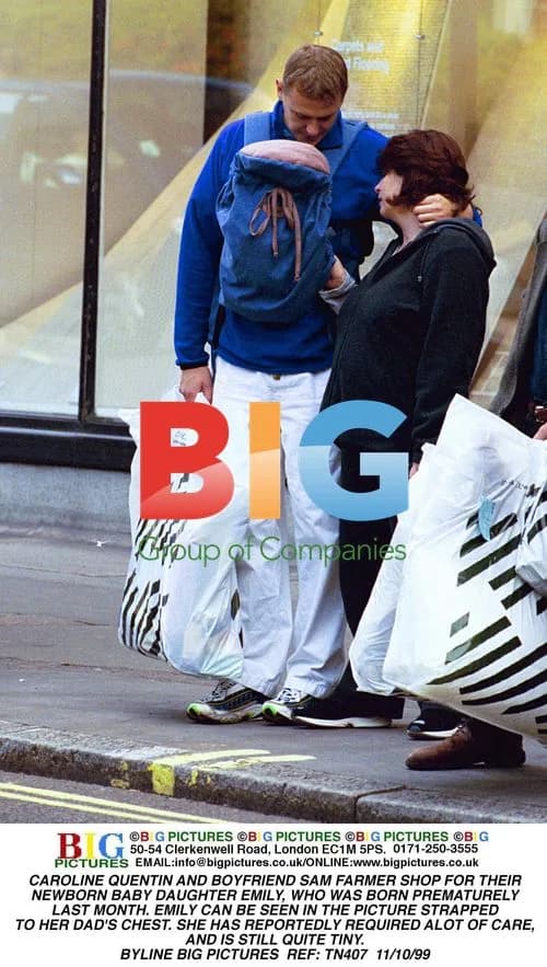 Caroline Quentin & Sam Farmer Shop for Baby