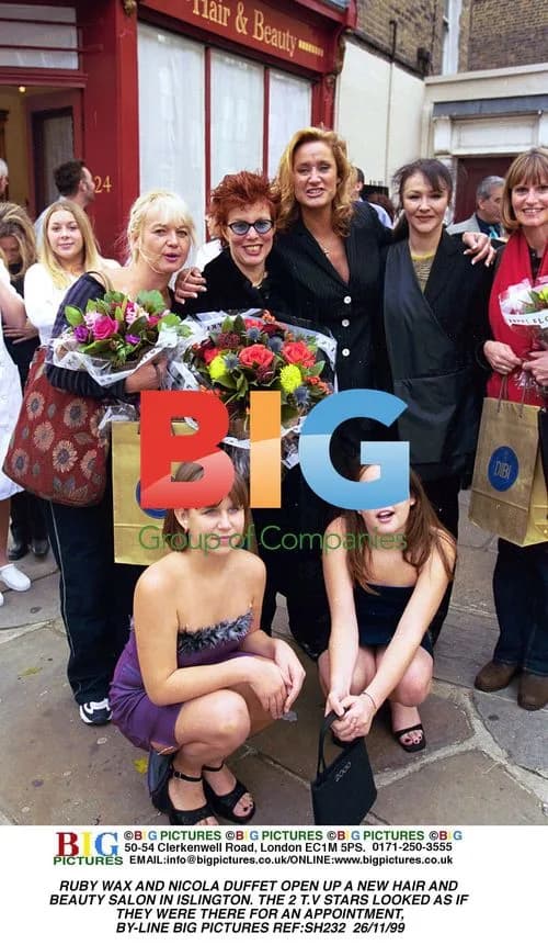 Ruby Wax and Nicola Duffet Open Salon