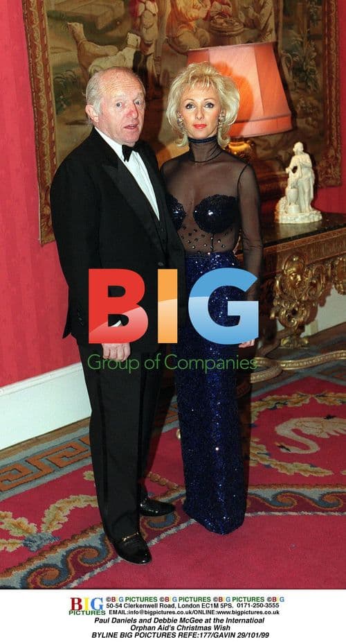 Paul Daniels and Debbie McGee at Christmas Wish