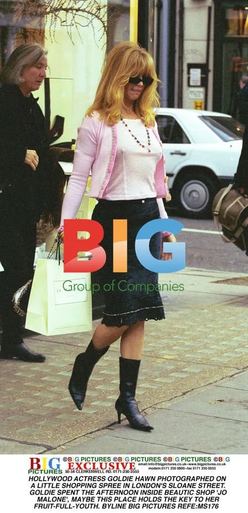 Goldie Hawn's London Shopping Spree
