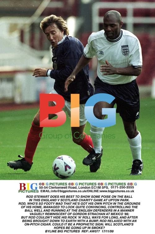 Rod Stewart Plays in England vs Scotland Charity Match