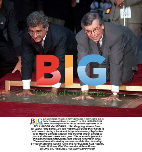 Warner Bros. co-CEO's hand and footprint ceremony