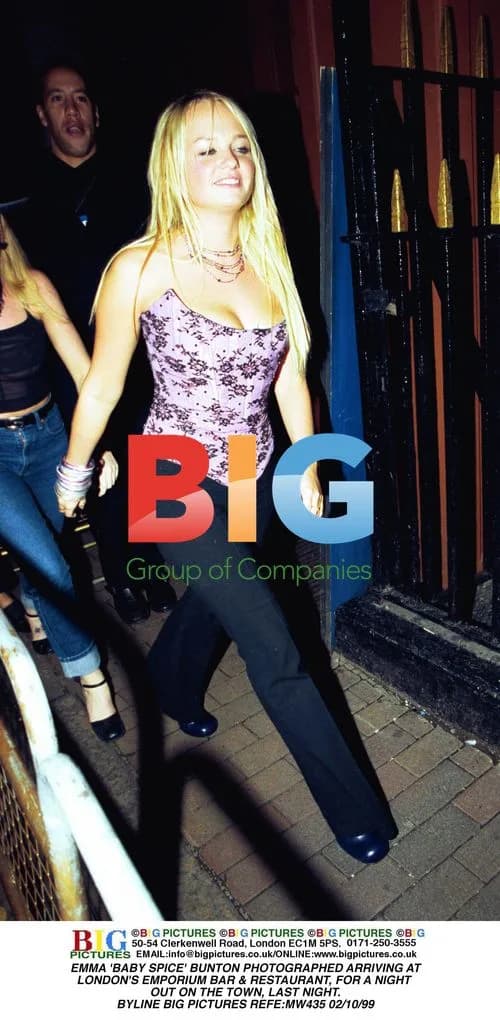 Emma 'Baby Spice' Bunton at Emporium Bar