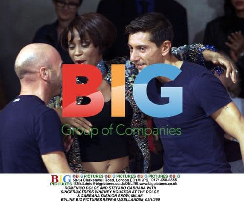 Dolce & Gabbana Fashion Show with Whitney Houston