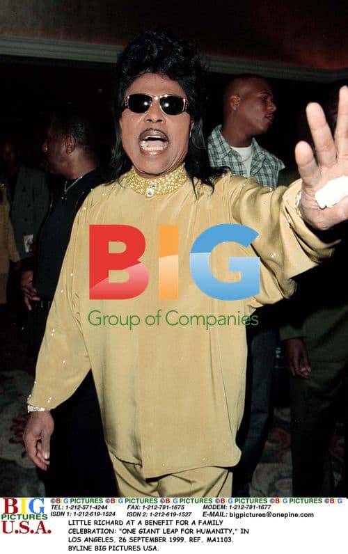 Little Richard at Benefit in Los Angeles