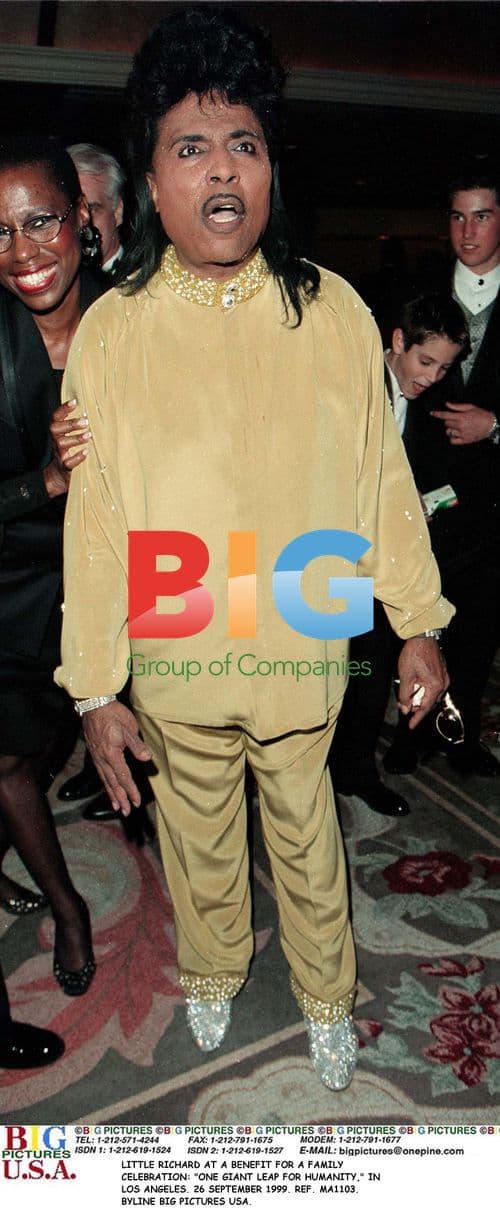 Little Richard at a Benefit in Los Angeles