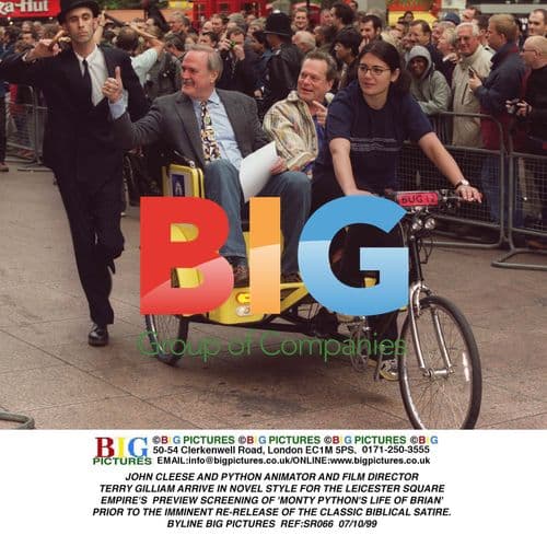 Cleese and Gilliam Arrive for 'Life of Brian' Screening