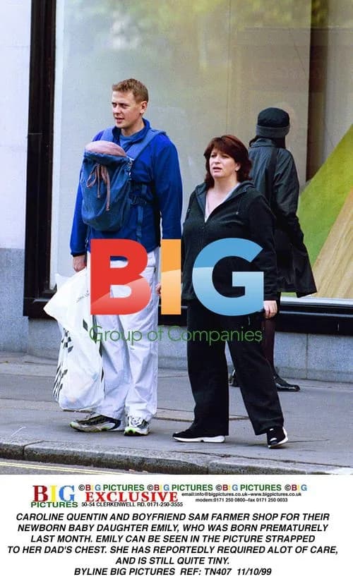 Caroline Quentin and Sam Farmer Shop for Baby