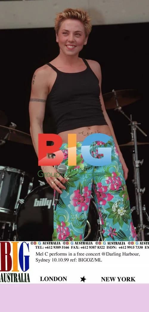 Melanie C Performing in Sydney
