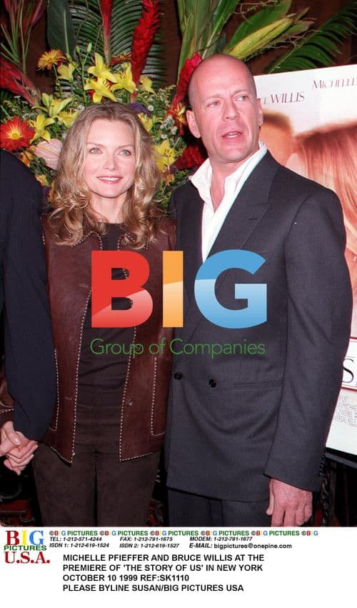 Michelle Pfeiffer and Bruce Willis at 'The Story of Us' Premiere