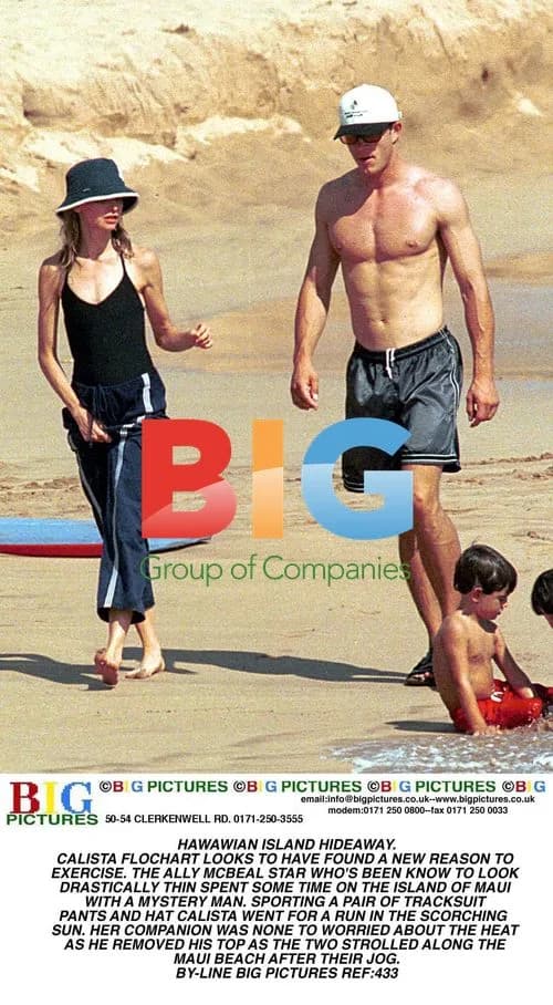 Calista Flockhart Spotted Exercising in Maui