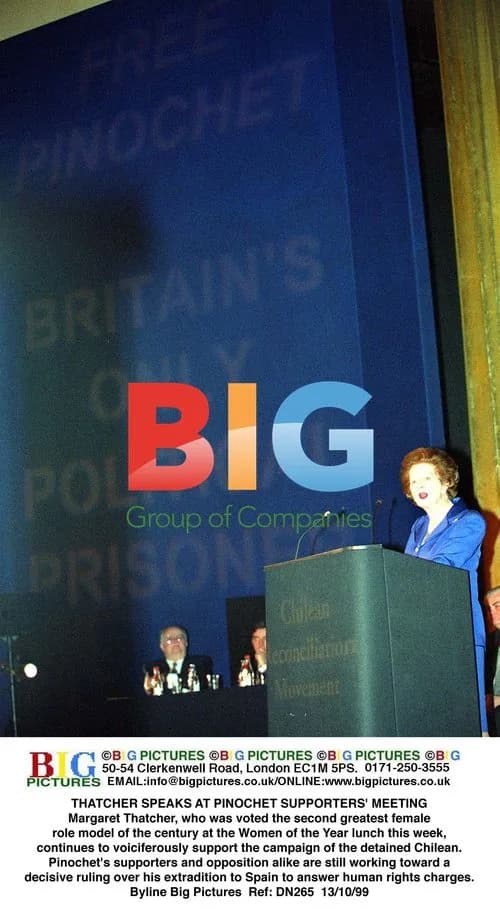 Thatcher Speaks at Pinochet Supporters' Meeting