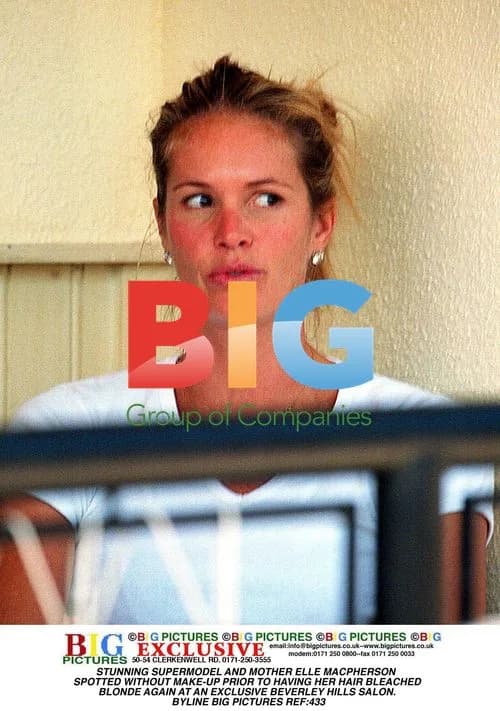 Elle Macpherson spotted without makeup in Beverly Hills