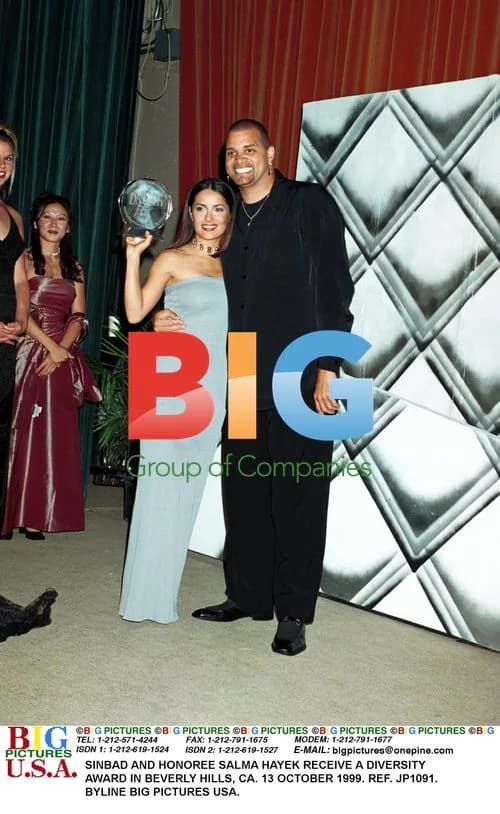 Sinbad and Salma Hayek Diversity Award in Beverly Hills