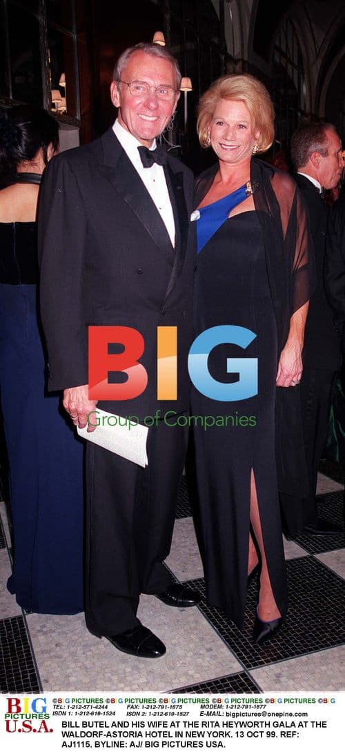 Bill Butel and wife at Rita Heyworth Gala