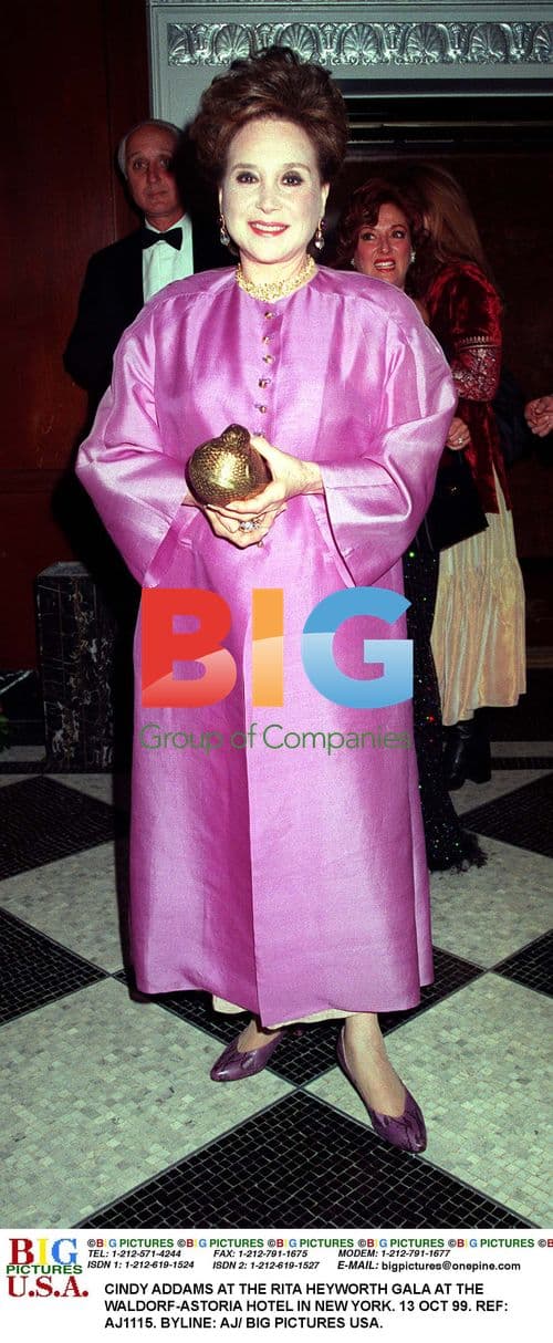 Cindy Addams at the Rita Heyworth Gala