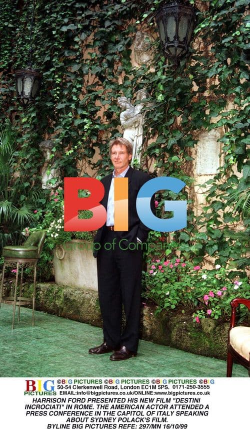 Harrison Ford presents "Destini Incrociati" in Rome