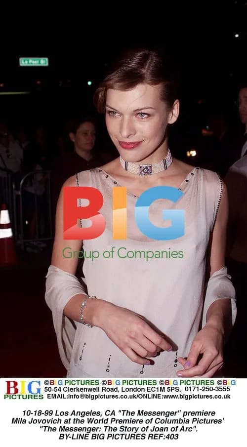 Mila Jovovich at "The Messenger" Premiere