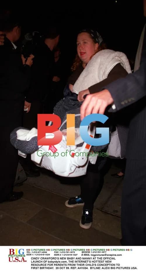 Cindy Crawford's Baby and Nanny at Babystyle.com Launch