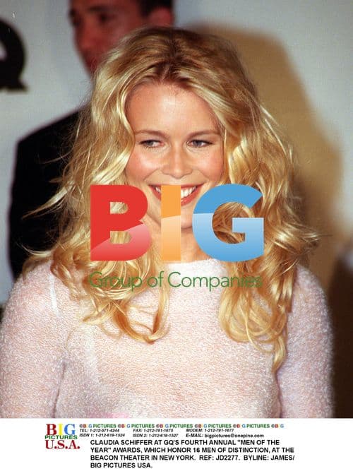 Claudia Schiffer at GQ's "Men of the Year" Awards