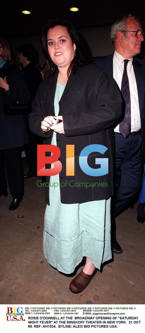 ROSIE O'DONNELL AT BROADWAY OPENING OF "SATURDAY NIGHT FEVER"