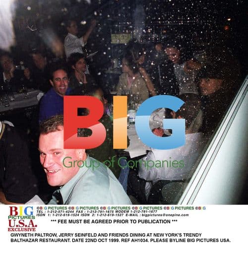 Gwyneth Paltrow and Jerry Seinfeld at Balthazar Restaurant