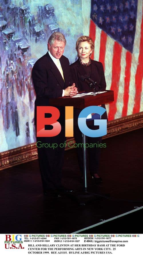 Hillary Clinton's Birthday Bash in NYC