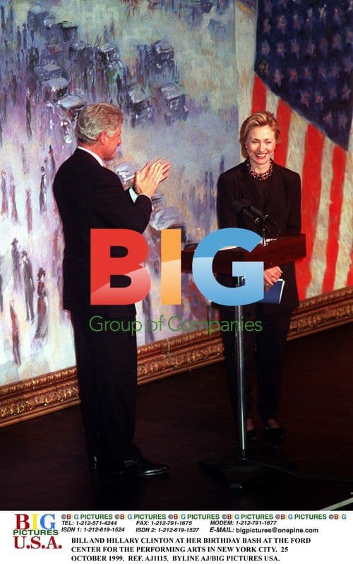 Hillary Clinton's Birthday Bash in New York