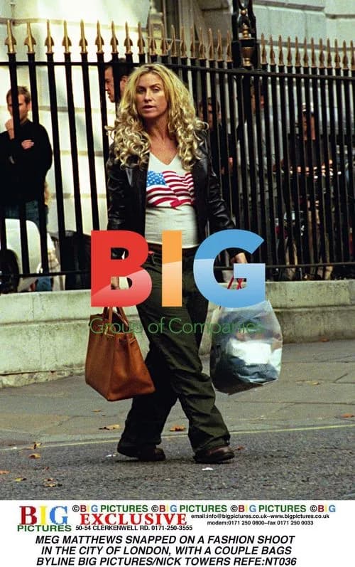 Meg Matthews Fashion Shoot in London