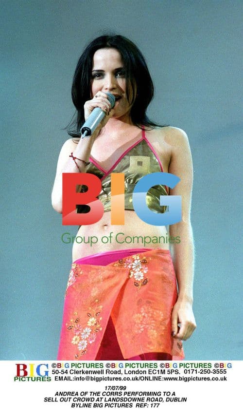 Andrea of The Corrs Performing in Dublin
