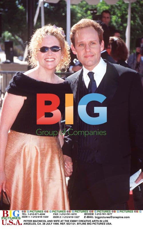 Peter MacNicol and Wife at Emmy Creative Arts